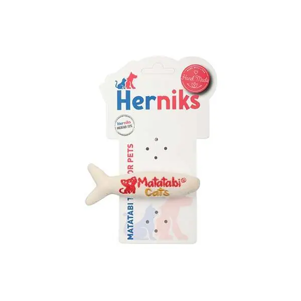 Herniks Matatabili Sesli Çıngıraklı Kedi Oyuncağı Mini Fish - 1