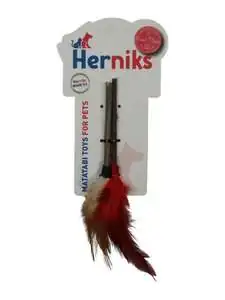 Herniks Matatabili Tüylü Yenilebilir İkili Çiğneme Çubuğu Tüy - 3