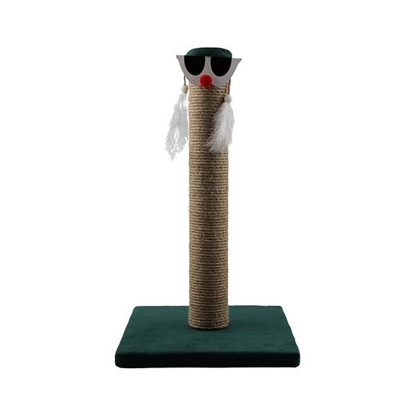 Herniks Palyaço Çubuk Kedi Tırmalama Tahtası 45 Cm - Yeşil - 1