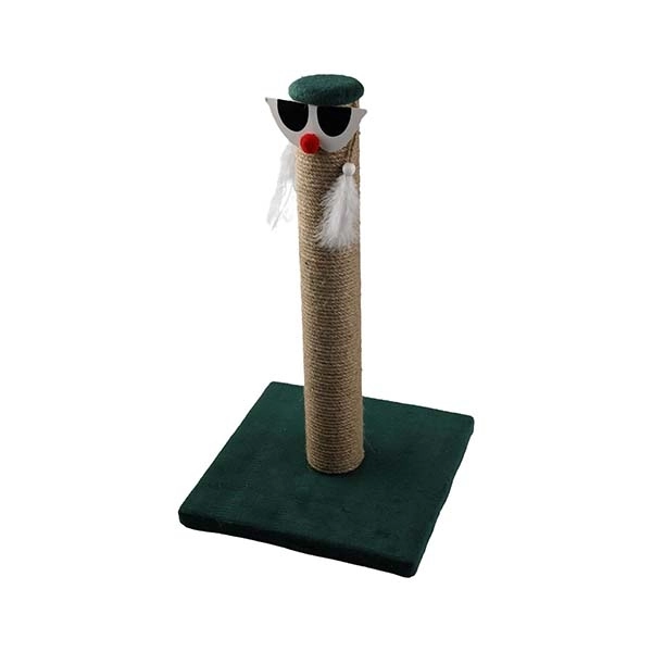 Herniks Palyaço Çubuk Kedi Tırmalama Tahtası 45 Cm - Yeşil - 2