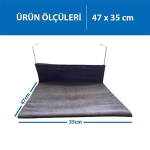 Herniks Peluş Kedi Kalorifer Yatağı - Gri - 2