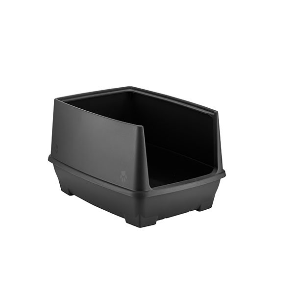 Herniks Relax Yarı Kapalı Kedi Tuvaleti 49x38cm - Siyah - 1