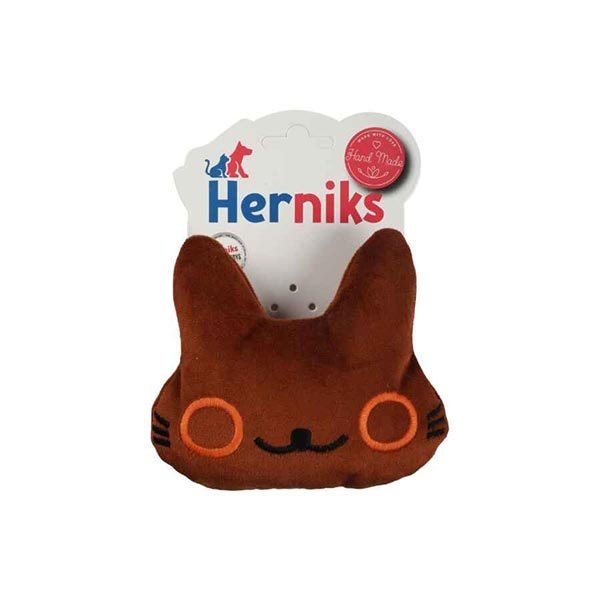 Herniks Sesli Kumaş Peluş Köpek Oyuncağı - Kitty 13cm Kahverengi - 1
