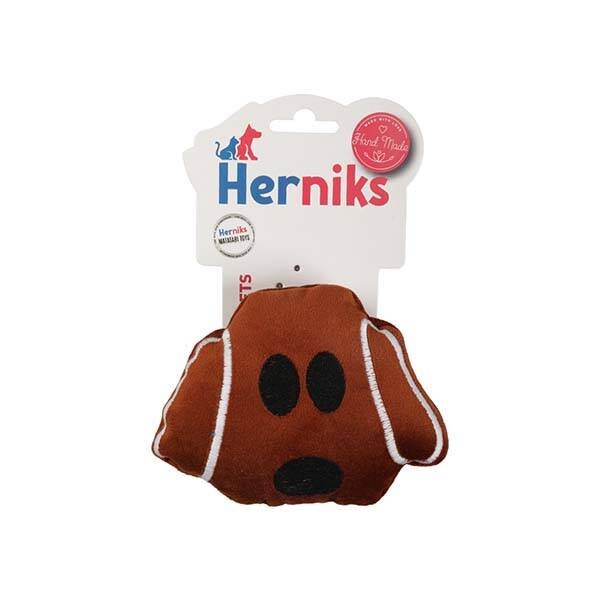 Herniks Sesli Kumaş Peluş Köpek Oyuncağı - Snoop 14cm Kahverengi - 1