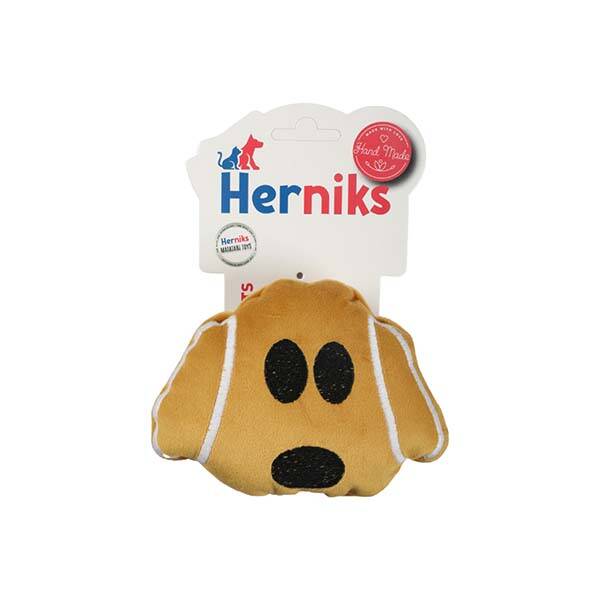 Herniks Sesli Kumaş Peluş Köpek Oyuncağı - Snoop 14cm Sarı - 1