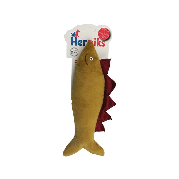 Herniks Sesli Kumaş Peluş Köpek Oyuncağı - Spino 27cm Sarı - 2