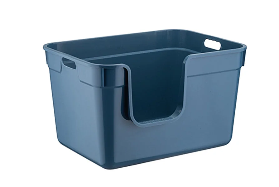 Herniks Tanos Yarı Açık Kedi Tuvaleti 54x40x32 - Mavi - 1