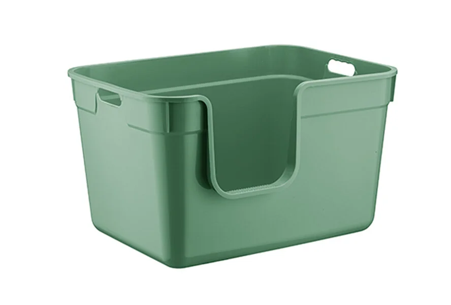 Herniks Tanos Yarı Açık Kedi Tuvaleti 54x40x32 - Yeşil - 1