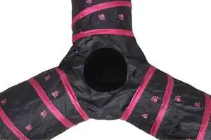 Herniks Üç Yollu Kedi Tüneli 3x35 cm - Pembe - 2