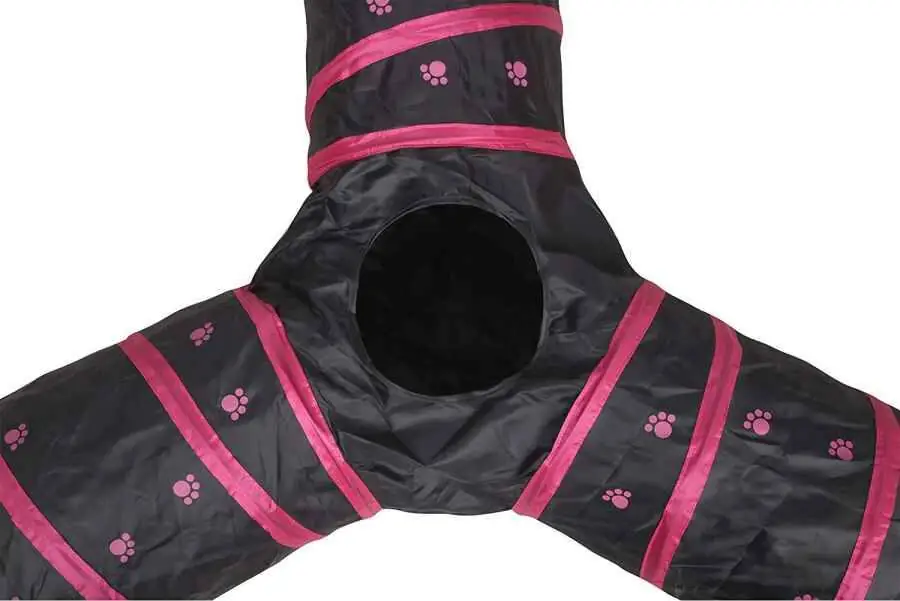 Herniks Üç Yollu Kedi Tüneli 3x35 cm - Pembe - 2