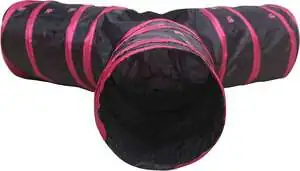 Herniks Üç Yollu Kedi Tüneli 3x35 cm - Pembe - 4