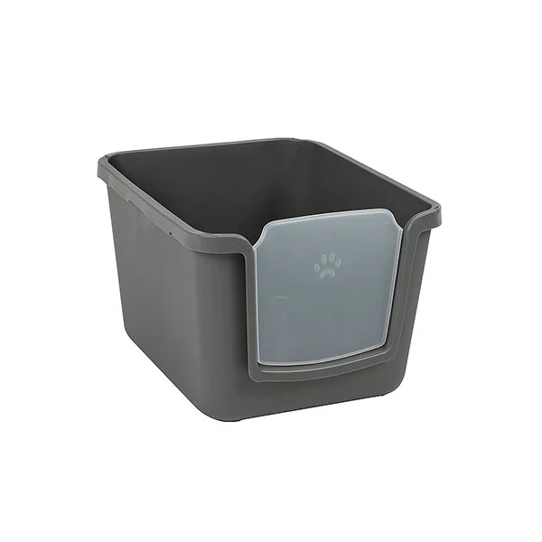 Herniks Versus XL Basic Açık Kedi Tuvaleti 64x49cm - Gri - 1