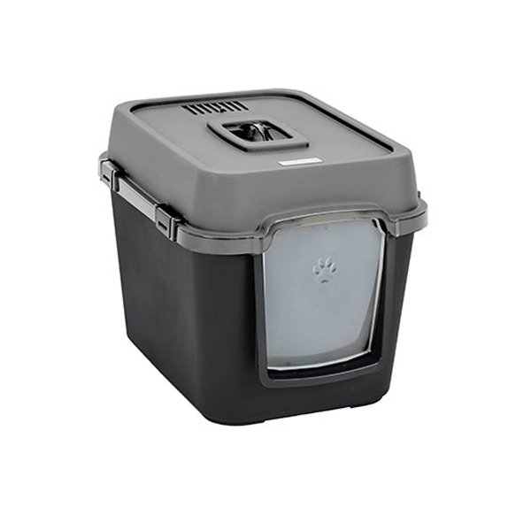 Herniks Versus XL Kapalı Kedi Tuvaleti 67x52cm - Gri - 1