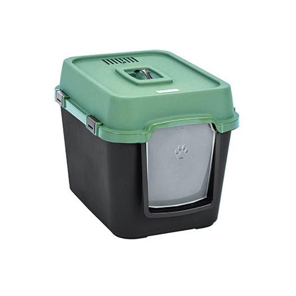 Herniks Versus XL Kapalı Kedi Tuvaleti 67x52cm - Yeşil - 1