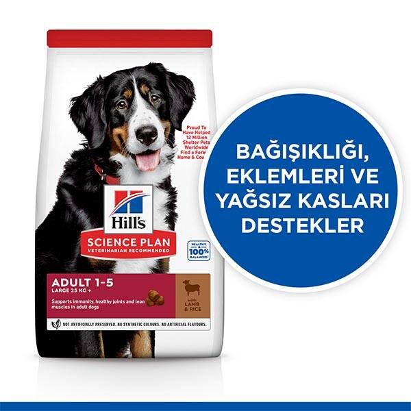 Hill's Science Plan Kuzulu Büyük Irk Yetişkin Köpek Maması 12kg + 2kg HEDİYE! - 3