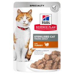 Hill's Science Plan Hindili Kısırlaştırılmış Yaş Kedi Maması 85 gr