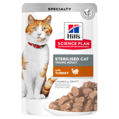 Hill's Science Plan Hindili Kısırlaştırılmış Yaş Kedi Maması 85 gr - 1
