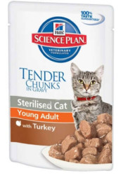 Hill's Science Plan Hindili Kısırlaştırılmış Kedi Yaş Maması 85 g - 2