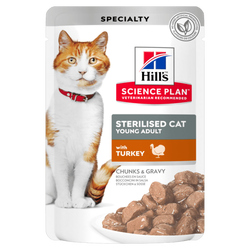 Hill's Science Plan Hindili Kısırlaştırılmış Kedi Yaş Maması 85 g