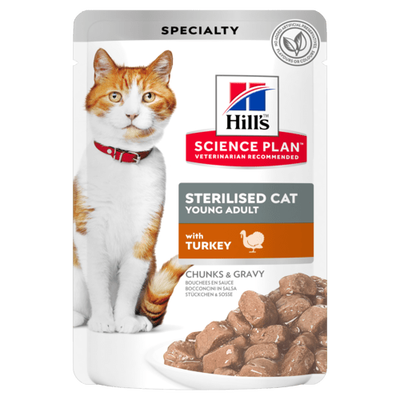 Hill's Science Plan Hindili Kısırlaştırılmış Kedi Yaş Maması 85 g - 1