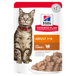 Hill's Science Plan Hindili Yetişkin Yaş Kedi Maması 85 gr (12 adet) - 2