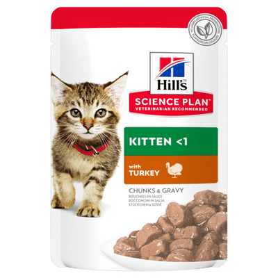 Hill's Science Plan Hindili Yavru Yaş Kedi Maması 85 gr - 1