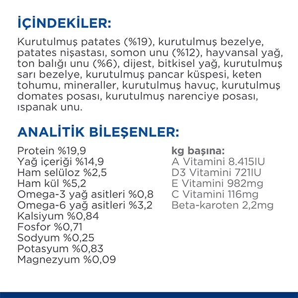 Hill's Science Plan Hypoallergenic Somonlu Orta Irk Yetişkin Köpek Maması 12kg - 4