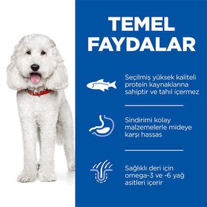 Hill's Science Plan Hypoallergenic Somonlu Orta Irk Yetişkin Köpek Maması 2,5kg - 4