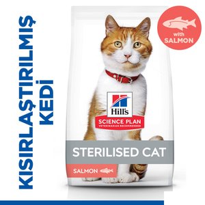Hill's Science Plan Kısırlaştırılmış Somonlu Kedi Maması 1.5 Kg