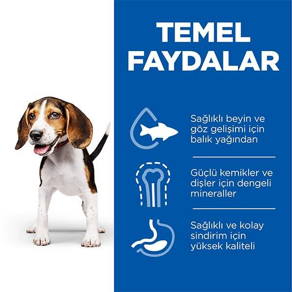 Hill's Science Plan Kuzulu Orta Irk Yavru Köpek Maması 2,5 kg - 3