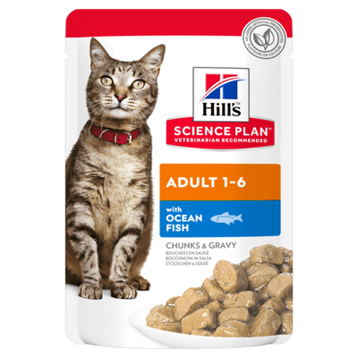 Hill's Science Plan Okyanus Balıklı Yetişkin Yaş Kedi Maması 85 gr - 1