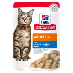Hill's Science Plan Okyanus Balıklı Yetişkin Kedi Yaş Maması 85 g