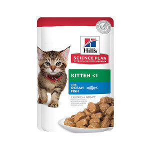 Hill's Science Plan Okyanus Balıklı Yavru Yaş Kedi Maması 85 gr - 1