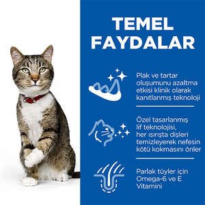 Hill's Science Plan Oral Care Ağız Sağlığı için Tavuklu Yetişkin Kedi Maması 1.5 kg - 3