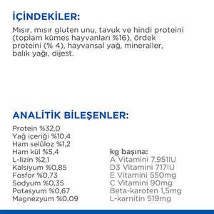 Hill's Science Plan Ördekli Kısırlaştırılmış Yetişkin Kedi Maması 8kg + 2kg HEDİYE! - 5