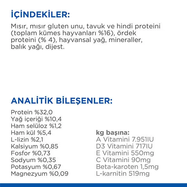 Hill's Science Plan Ördekli Kısırlaştırılmış Yetişkin Kedi Maması 3 Kg - 4