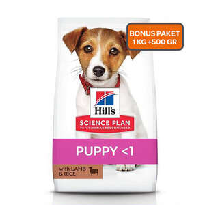 Hill's Science Plan Kuzulu Küçük Irk Yavru Köpek Maması 1kg + 500gr HEDİYE! - 2