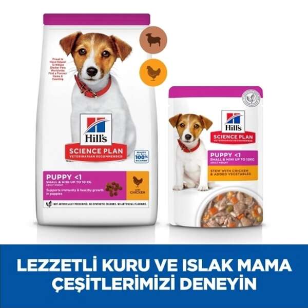 Hill's Science Plan Kuzulu Küçük Irk Yavru Köpek Maması 3 kg - 7