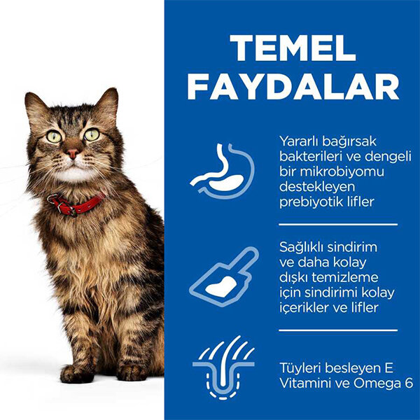 Hill's Science Plan Sensitive Mide ve Deri Hassasiyeti için Tavuklu Yetişkin Kedi Maması 1.5 kg - 2