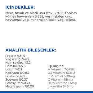 Hill's Science Plan Tavuklu Kısırlaştırılmış Yetişkin Kedi Maması 3 Kg - 4