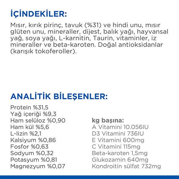 Hill's Science Plan +7 Tavuklu Kısırlaştırılmış Yaşlı Kedi Maması 1.5 kg - 5