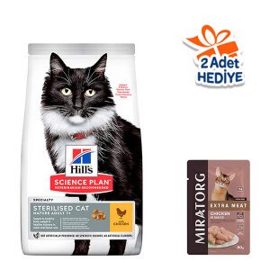Hill's Science Plan +7 Tavuklu Kısırlaştırılmış Yaşlı Kedi Maması 1.5 kg - 2