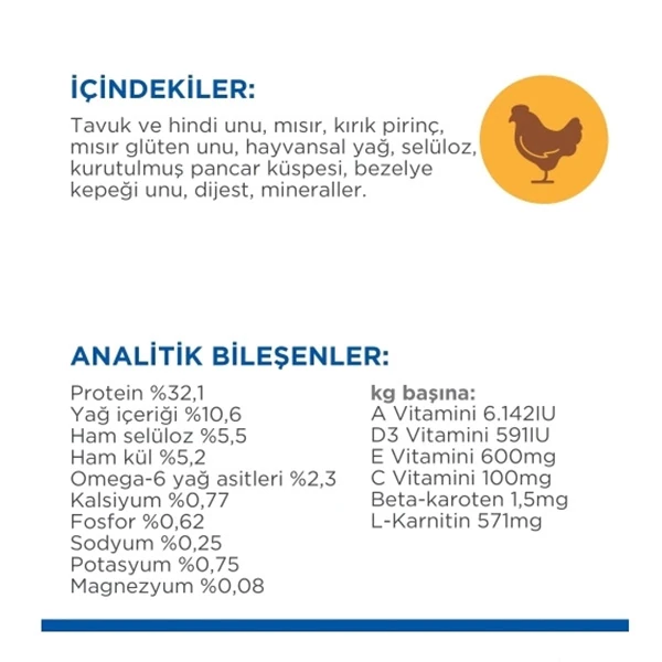 Hill's Science Plan Light Tavuklu Yetişkin Kedi Maması 1.5 kg - 6