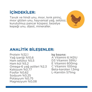Hill's Science Plan Light Tavuklu Yetişkin Kedi Maması 1,5 kg - 6