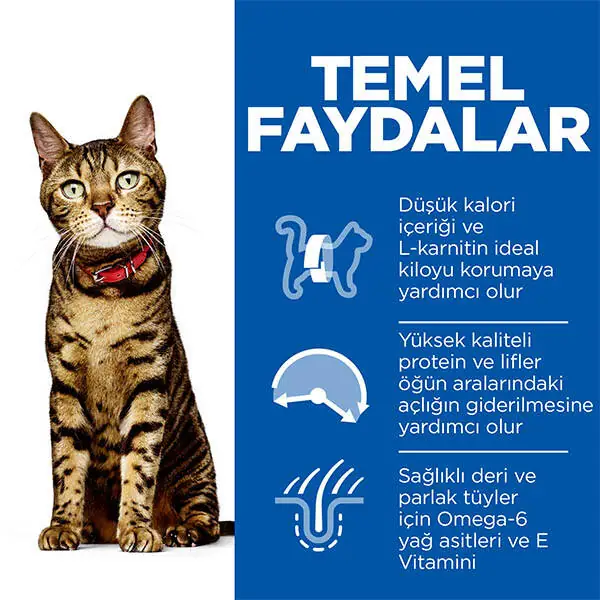 Hill's Science Plan Light Tavuklu Yetişkin Kedi Maması 3 Kg - 5