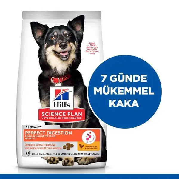 Hill's Science Plan Tavuklu Sindirim Destekleyici Küçük Yetişkin Köpek Maması 3 Kg - 2