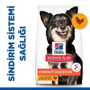 Hill's Science Plan Tavuklu Sindirim Destekleyici Küçük Yetişkin Köpek Maması 3 Kg