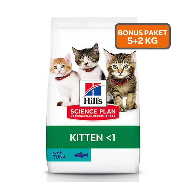 Hill's Science Plan Ton Balıklı Yavru Kedi Maması 5kg + 2kg HEDİYE! - 1