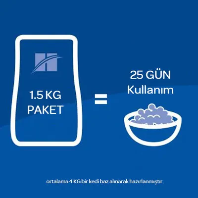 Hill's Science Plan Hairball +7 Tüy Yumağı Önleyici Tavuklu Yaşlı Kedi Maması 1.5 kg - 7