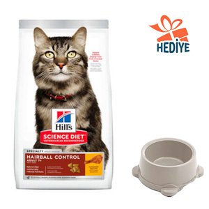 Hill's Science Plan Hairball +7 Tüy Yumağı Önleyici Tavuklu Yaşlı Kedi Maması 1.5 kg